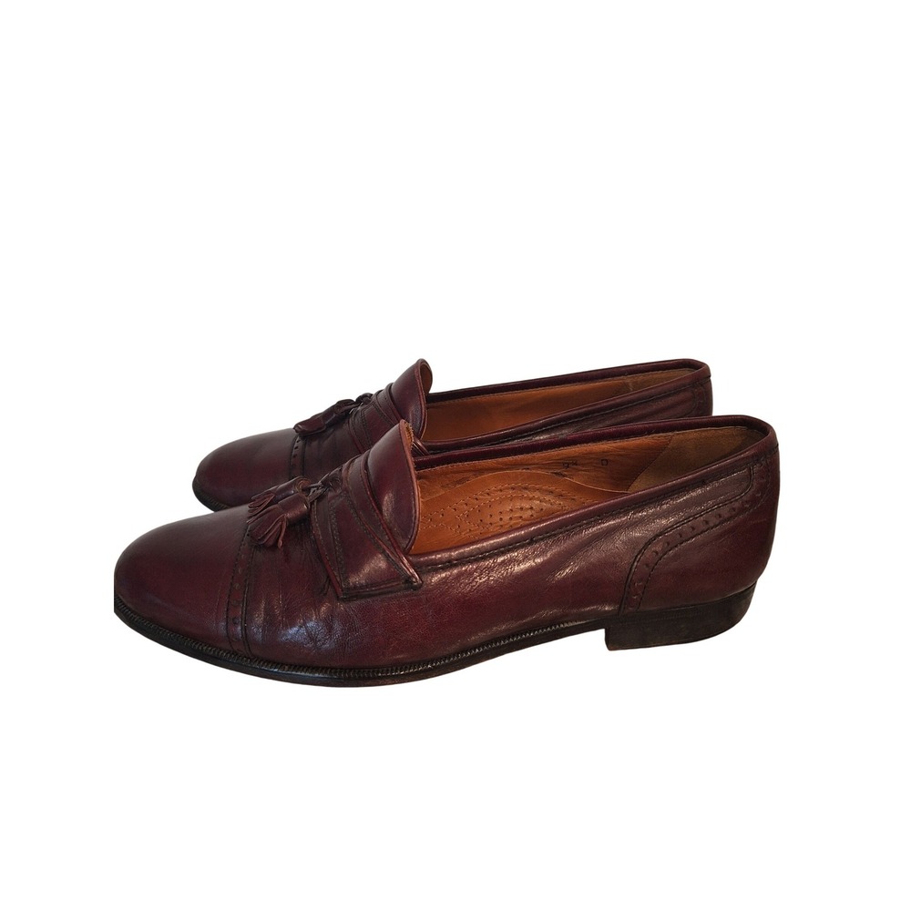 Vintage Pierre Cardin‎ Maroon Loafers size 9.5D
